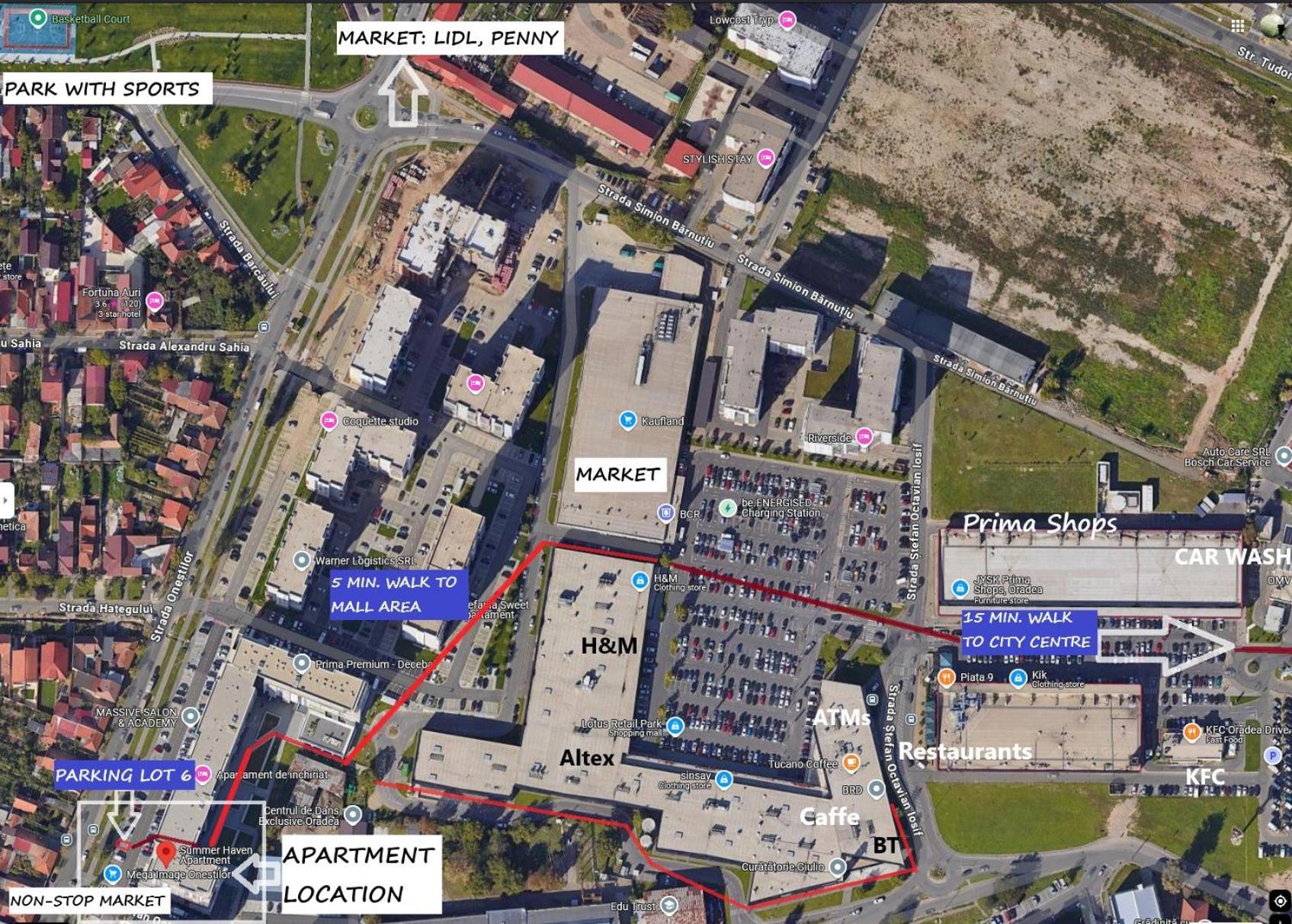Summer Haven - Self Check-In & Parking Lot, Primashops&Lotus Oradea Exterior photo